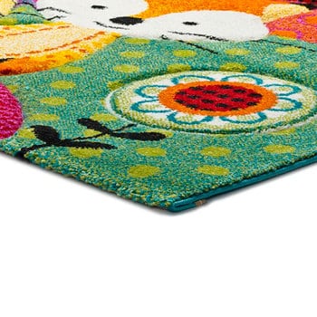 Alfombras 100% Polipropileno HEAT-SET FRISÈ Alfombra infantil bosque multi
